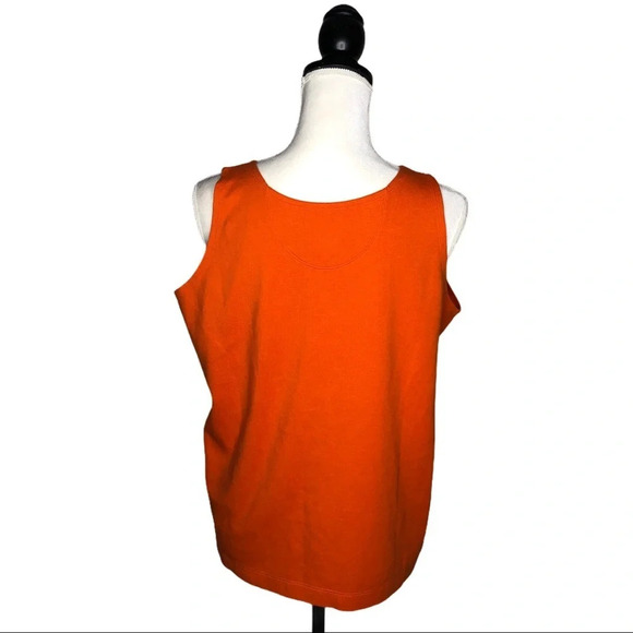 PATAGONIA Vintage Organic Mobilitee Orange Tangerine Tank Top - Picture 3 of 9